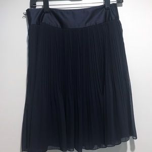 Beautiful navy pleated skirt